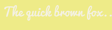 Image with Font Color F4F1E3 and Background Color EEEB88